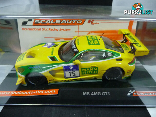 Scaleauto 1:32 SC6229R Mercedes AMG GT3 N/burg 16 6th No75 Scalextr/Carrera - ScaleAuto - Does not apply