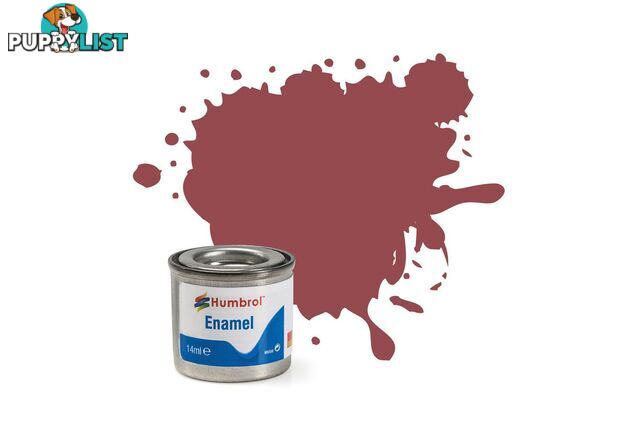 73   HUMBROL ENAMEL PAINT WINE RED MATT - HUMBROL