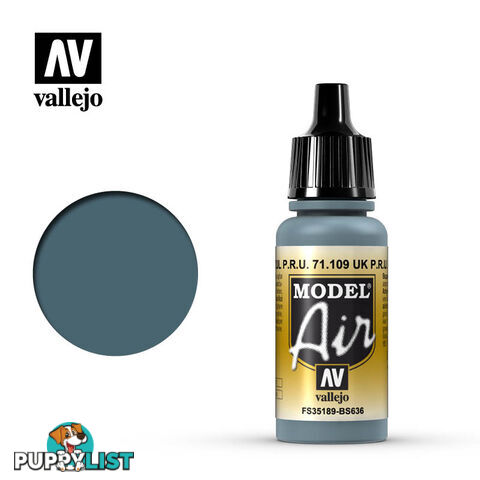 VALLEJO MODEL AIR ACRYLIC PAINT UK P.R.U BLUE 71109 - VALLEJO