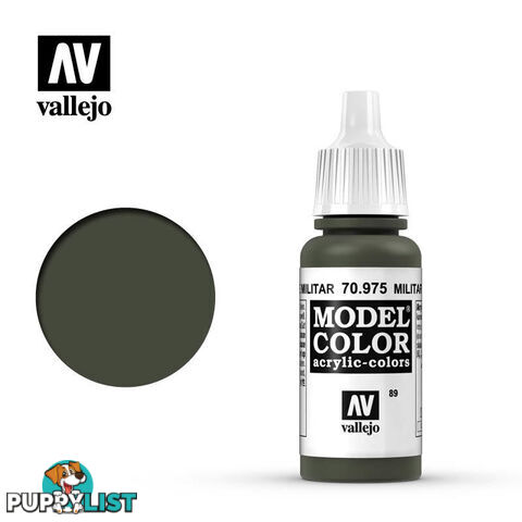 VALLEJO MODEL COLOR MILITARY GREEN AV70975 - VALLEJO