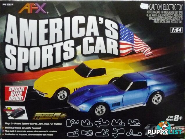 AFX Mega G+ America Sports Car Set 9m plus Trake - AFX - Does not apply