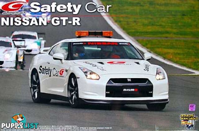 AOSHIMA Nissan GT-R Super GT Safety Car No. 044988 | 1/24  PLASTIC MODEL KIT - AOSHIMA