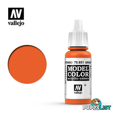 VALLEJO MODEL COLOR BRIGHT ORANGE AV70851 - VALLEJO