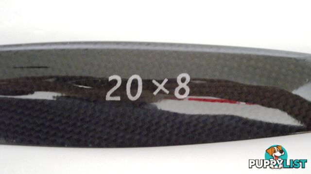 XOAR PROP 20X8 HOLLOW CARBON FIBRE 2 BLADE - XOAR