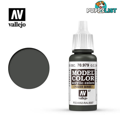 VALLEJO MODEL COLOR GERMAN DARK GREEN AV70979 - VALLEJO