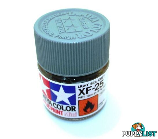 XF-25   TAMIYA ACRYLIC PAINT FLAT LIGHT SEA GREY - TAMIYA PAINTS &amp; Accessories