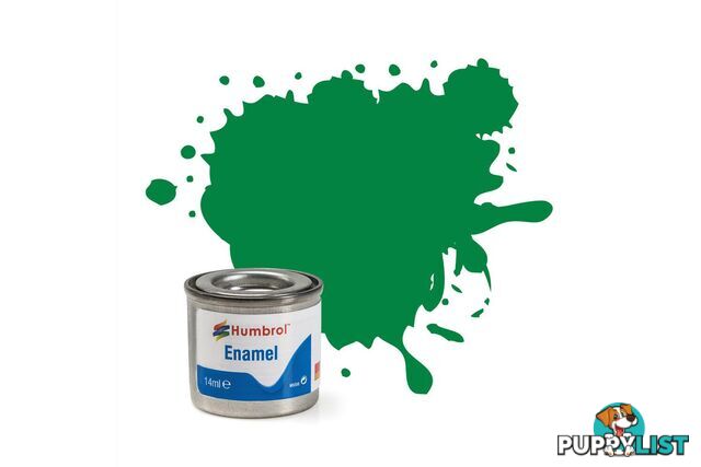 2   HUMBROL ENAMEL PAINT EMERALD GLOSS - HUMBROL