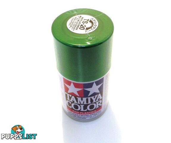 TS-20   TAMIYA ACRYLIC SPRAY PAINT  METALLIC GREEN - TAMIYA PAINTS &amp; Accessories