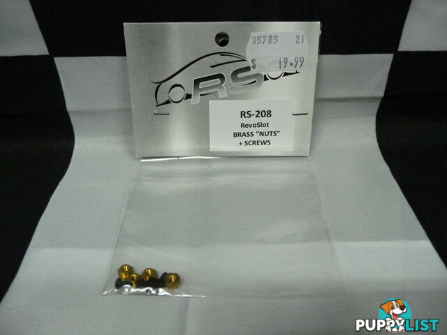 BRM SLOT RS-208 RevoSlot Brass Nuts + Screws - REVOSLOT - Does not apply