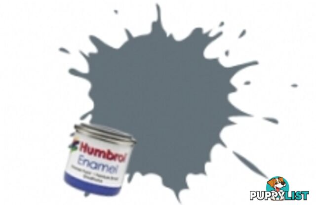 145   HUMBROL ENAMEL PAINT MEDIUM GREY MATT - HUMBROL