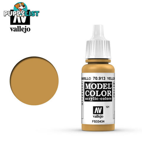 VALLEJO MODEL COLOR YELLOW OCHRE 17ML AV70913 - VALLEJO