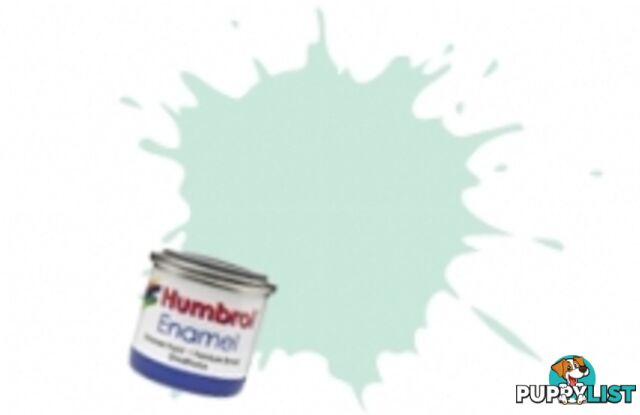 23   HUMBROL ENAMEL PAINT DUCK EGG BLUE MATT - HUMBROL