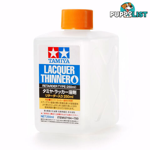 TAMIYA LACQUER THINNER RETARDER 250ML 87194 - TAMIYA PAINTS &amp; Accessories