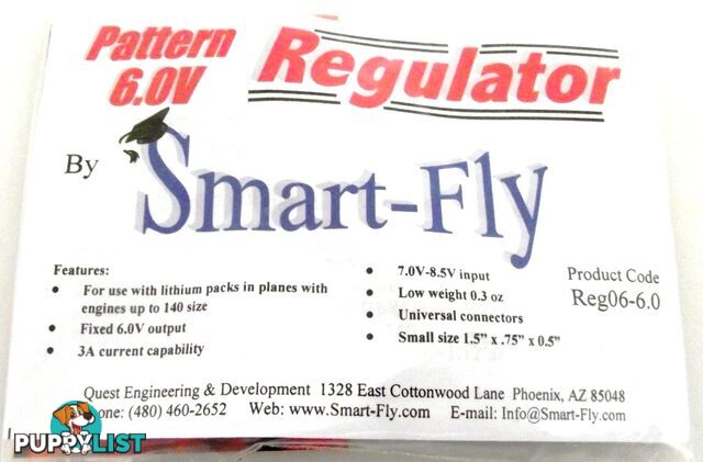 REGULATOR PATTERN 6VOLT 3AMP ( SMART-FLY ) - SMART-FLY