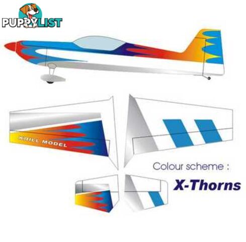 KRILL KATANA 39% X-THORNE Clear Canopy - KRILL AIRCRAFT AUSTRALIA