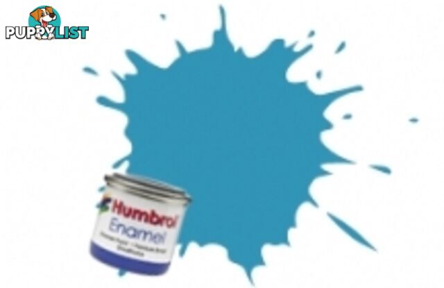 89   HUMBROL ENAMEL PAINT MIDDLE BLUE MATT - HUMBROL