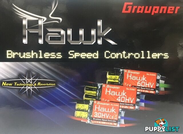 HAWK ESC 18AMP BRUSHLESS (FWD/REV)