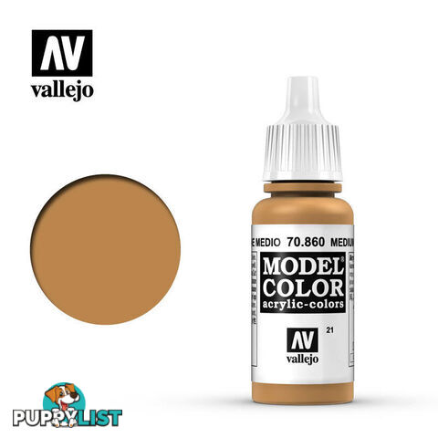 VALLEJO MODEL COLOR MEDIUM FLESHTONE AV70860 - VALLEJO