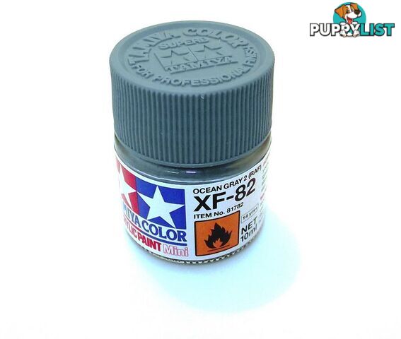 XF-82   TAMIYA ACRYLIC PAINT FLAT OCEAN GREY - TAMIYA PAINTS &amp; Accessories