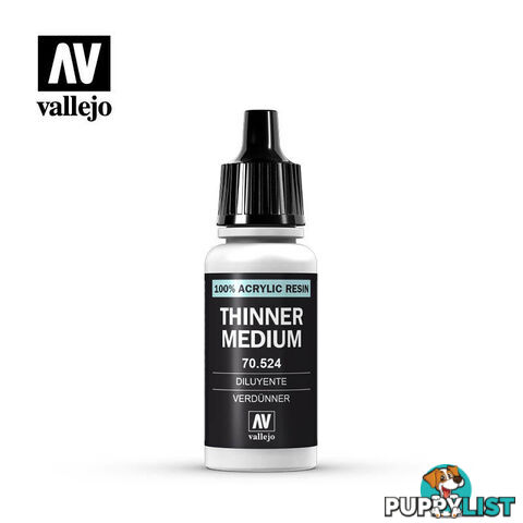 VALLEJO MODEL COLOR THINNER 17ML AV70524 - VALLEJO