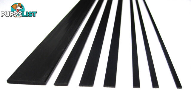 CARBON FIBER FLAT 0.6X5X1000MM