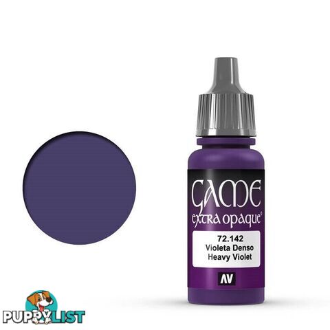 VALLEJO GAME 72142 Color Extra Opaque Heavy Violet 17ml Acrylic Paint