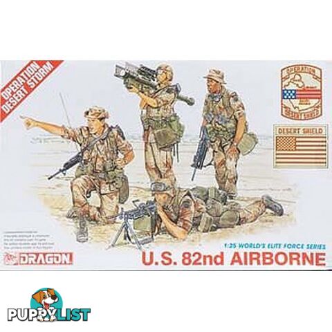 DRAGON 1/35 US 82nd Airborne  3006 PLASTIC MODEL KIT - DRAGON