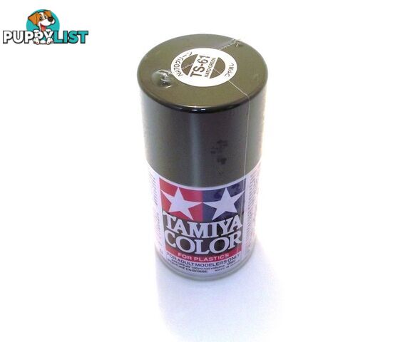 TS-61   TAMIYA ACRYLIC SPRAY PAINT  NATO GREEN - TAMIYA PAINTS &amp; Accessories