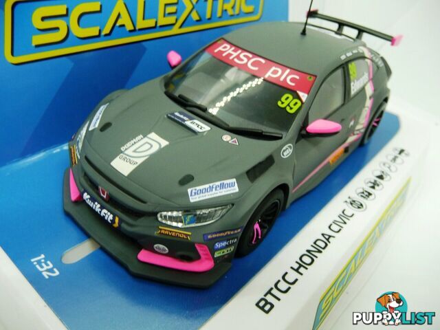 Scalextric C4317 Honda Civic Type R BTCC 2021 Jade Edwards slot car also suits Carrera - SCALEXTRIC - Does not apply