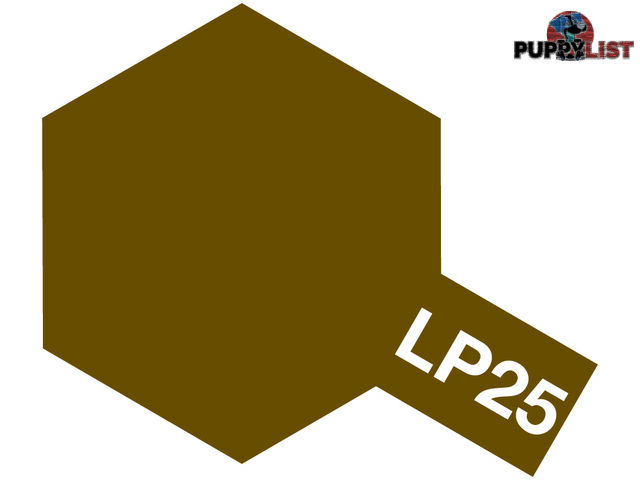 LP-25 TAMIYA LACQUER PAINT BROWN (JGSDF) 10ml - TAMIYA PAINTS &amp; Accessories