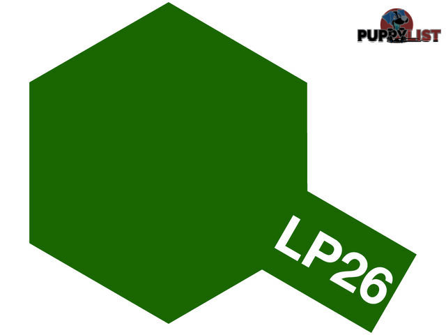 LP-26 TAMIYA LACQUER PAINT DARK GREEN  (JGSDF) 10ml - TAMIYA PAINTS &amp; Accessories