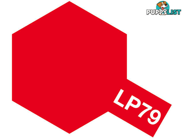 LP-79 TAMIYA LACQUER PAINT  FLAT RED 10ml - TAMIYA PAINTS &amp; Accessories