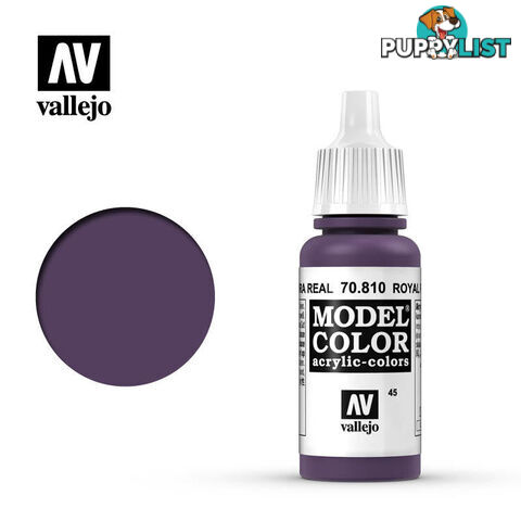 VALLEJO MODEL COLOR ROYAL PURPLE 17ML AV70810 - VALLEJO