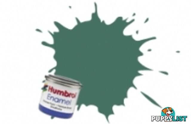 76   HUMBROL ENAMEL PAINT UNIFORM GREEN MATT - HUMBROL