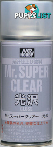 MR SUPER CLEAR UV GLOSS SPRAY PYGNB522 MR HOBBY - MR HOBBY