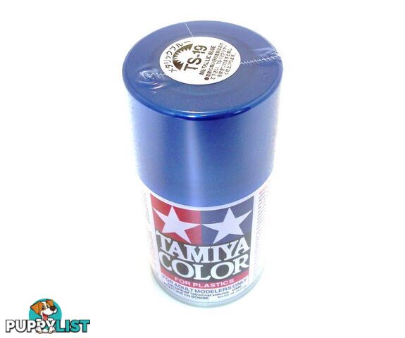 TS-19   TAMIYA ACRYLIC SPRAY PAINT  METALLIC BLUE - TAMIYA PAINTS &amp; Accessories