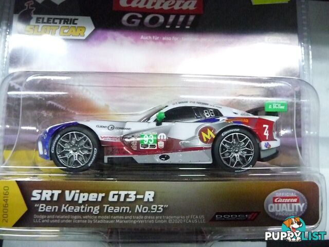 Carrera Go SRT Viper GT-3 Ben Keating Team, No93 Scale 1:43 - CARRERA - Does not apply