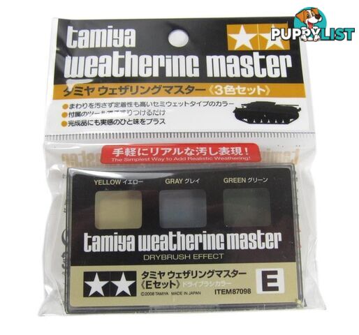 TAMIYA WEATHERING MASTER E SET 87098 - TAMIYA PAINTS &amp; Accessories