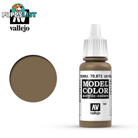 VALLEJO MODEL COLOR US FILD DRAB 17ML AV70873 - VALLEJO