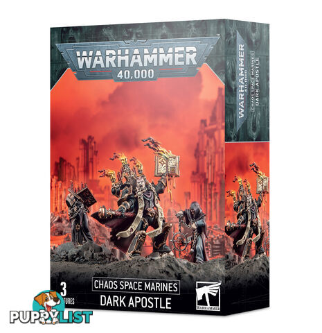 Warhammer 40&#44;000 Chaos Space Marine Dark Apostles - WARHAMMER 40K