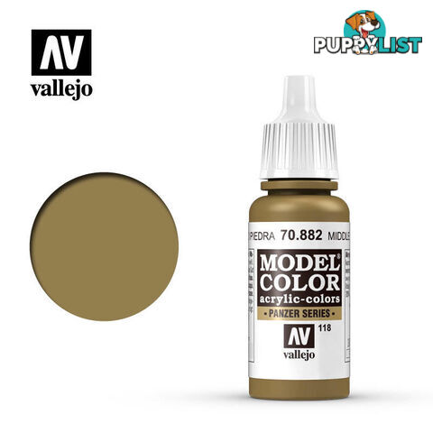 VALLEJO MODEL COLOR MIDDLESTONE 17ML AV70882 - VALLEJO