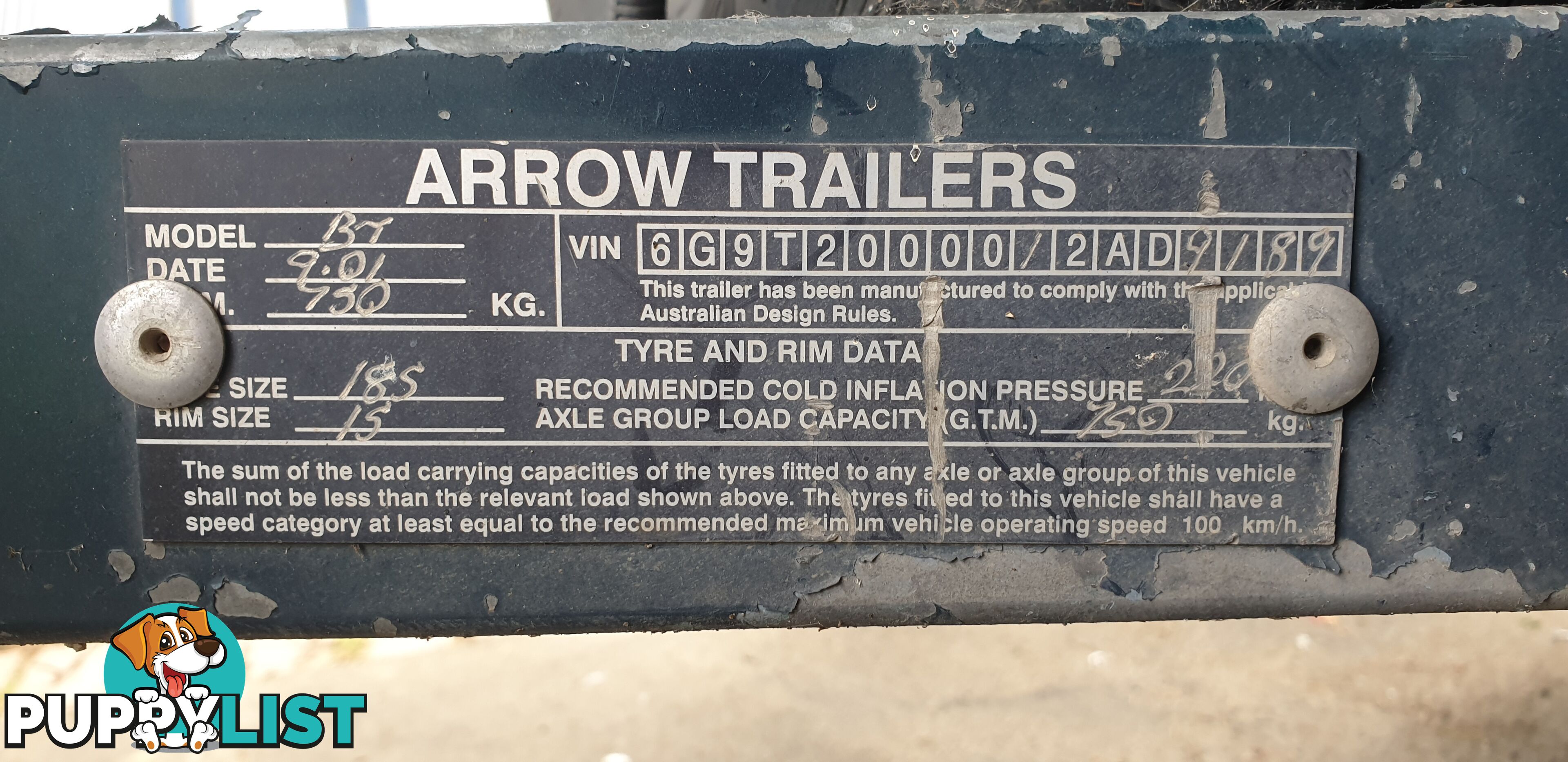 2001 Arrow Trailers Camper Trailer