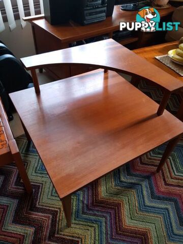 Coffee Tables $25 and coffee table with magazine rack $20