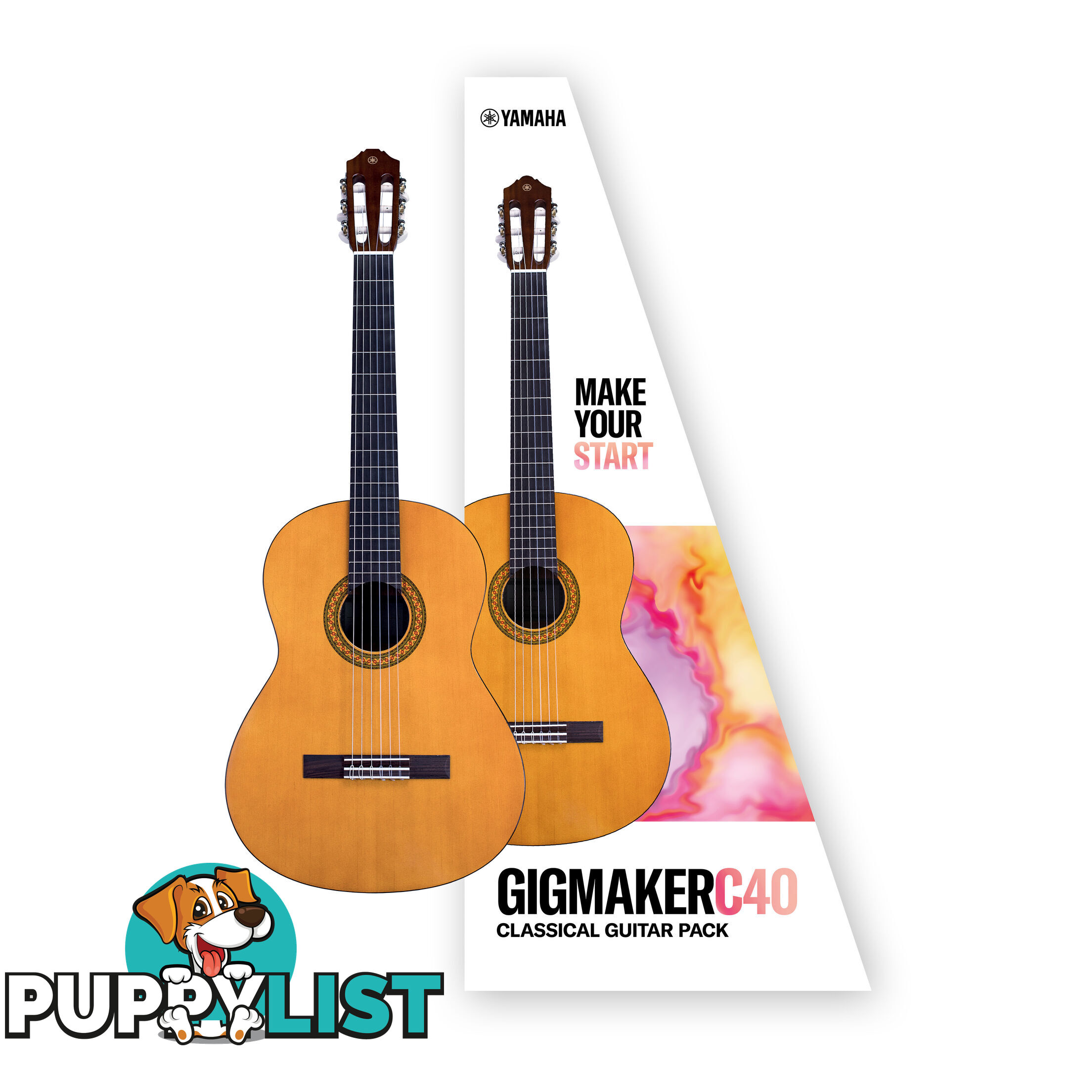 Yamaha C40 Gigmaker Guitar Pack Academy C Series Classical Acoustic