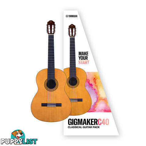 Yamaha C40 Gigmaker Guitar Pack Academy C Series Classical Acoustic