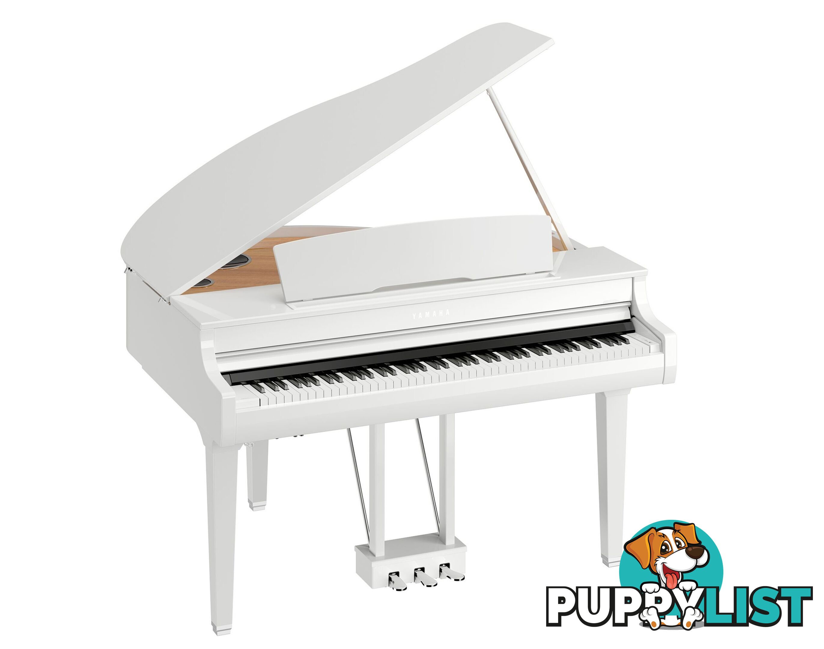 Yamaha Clavinova CSP-295GP  Grand Digital Piano, Polished White