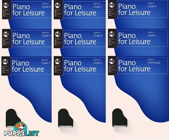 4. AMEB Piano for Leisure - Grade Books - Series 4