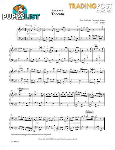  AMEB Piano Series 17 Grade Book - Grade 5