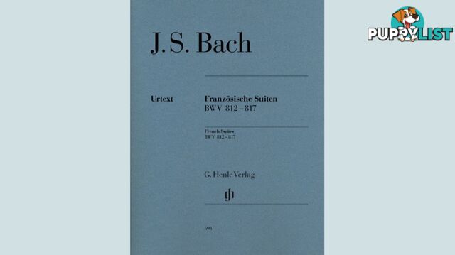 JS Bach - French Suites BWV 812-817 HN593