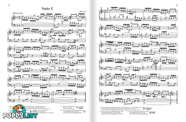 JS Bach - French Suites BWV 812-817 HN593